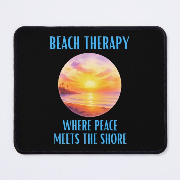 Item preview, Beach Therapy - Where Peace Meets The Shore designed and sold by WildArtStudioPL.