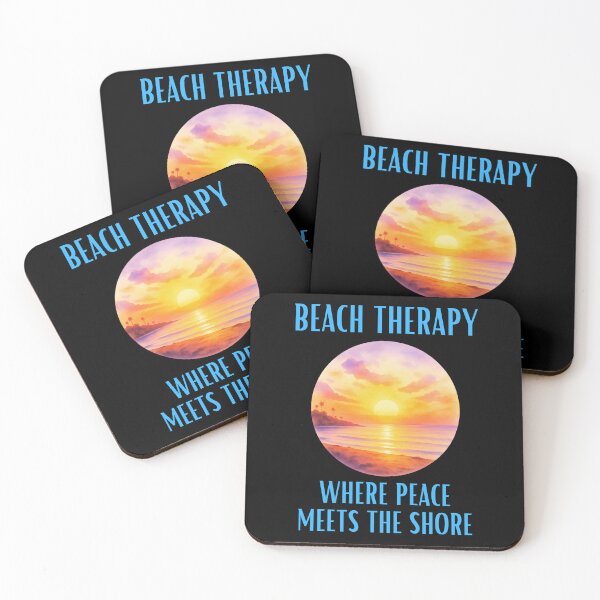 Item preview, Beach Therapy - Where Peace Meets The Shore designed and sold by WildArtStudioPL.