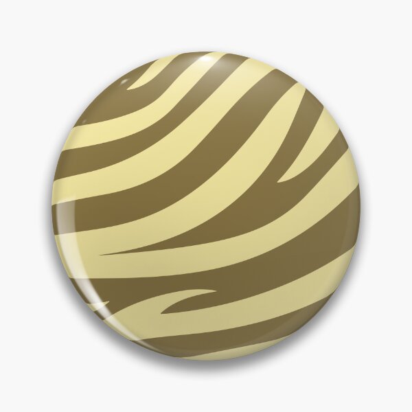 Item preview, Modern Graphic Zebra Print Pattern - Dark Yellow designed and sold by Frohyou.