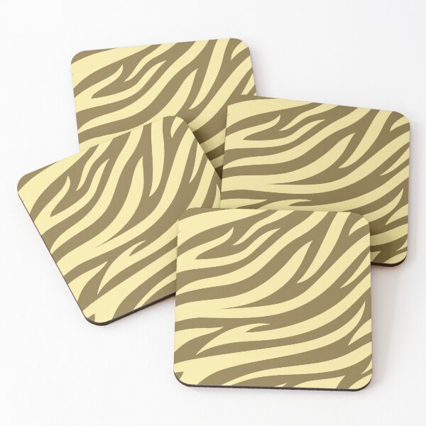 Item preview, Modern Graphic Zebra Print Pattern - Dark Yellow designed and sold by Frohyou.