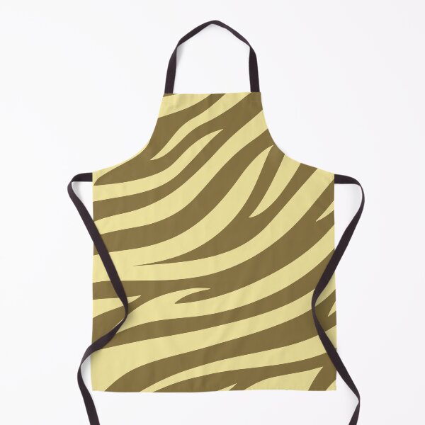 Item preview, Modern Graphic Zebra Print Pattern - Dark Yellow designed and sold by Frohyou.