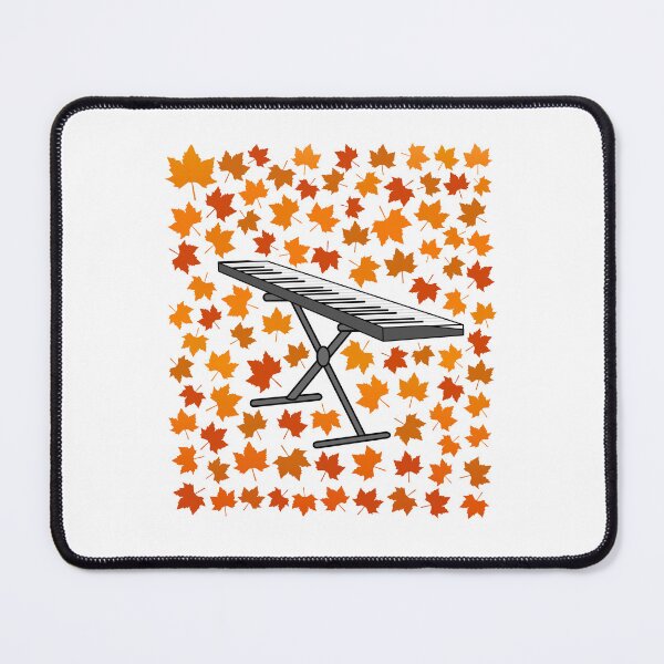 Item preview, Fall Keyboard With Leaves, Keyboardist Pianist Musician Autumn designed and sold by doodlerob.