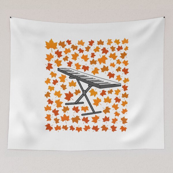 Item preview, Fall Keyboard With Leaves, Keyboardist Pianist Musician Autumn designed and sold by doodlerob.
