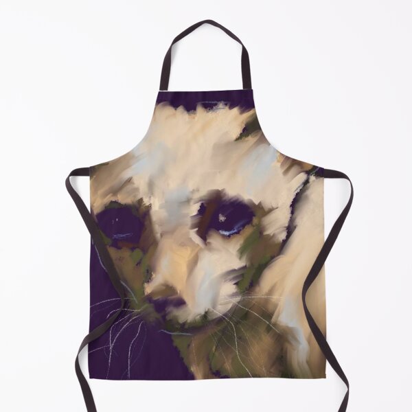 Item preview, Stray Cat III – Moody Expressive Cat Portrait Painting designed and sold by BuckaBaby.