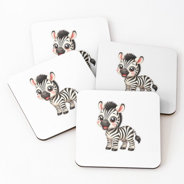 Item preview, Zebra Kawaii Cute Cartoon  designed and sold by BackgroundND.