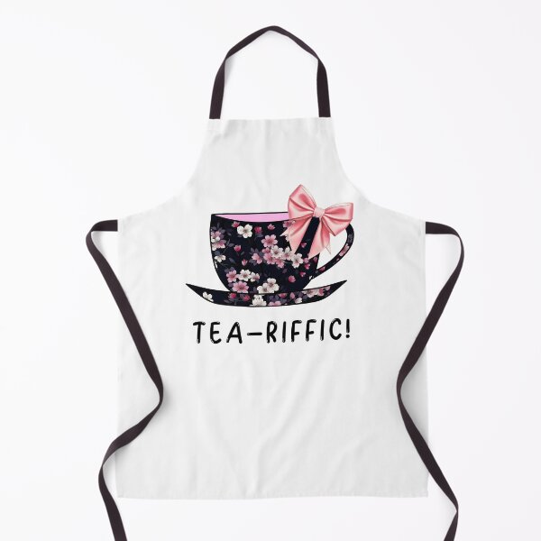 Item preview, Pretty Floral Cup Of Tea Pun designed and sold by Sartoris Art.