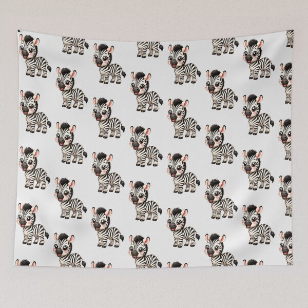 Item preview, Zebra Kawaii Cute Cartoon  designed and sold by BackgroundND.