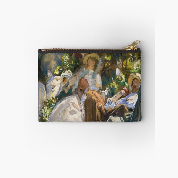 Item preview, Siesta by John Singer Sargent - Picnic Painting - Impressionist Style Garden Gathering - Vintage Art Collectors   designed and sold by RickE.