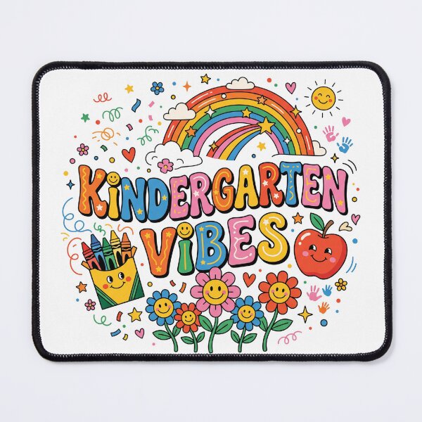 Item preview, Kindergarten Vibes – Groovy Back to School Shirt designed and sold by khalidnasr.