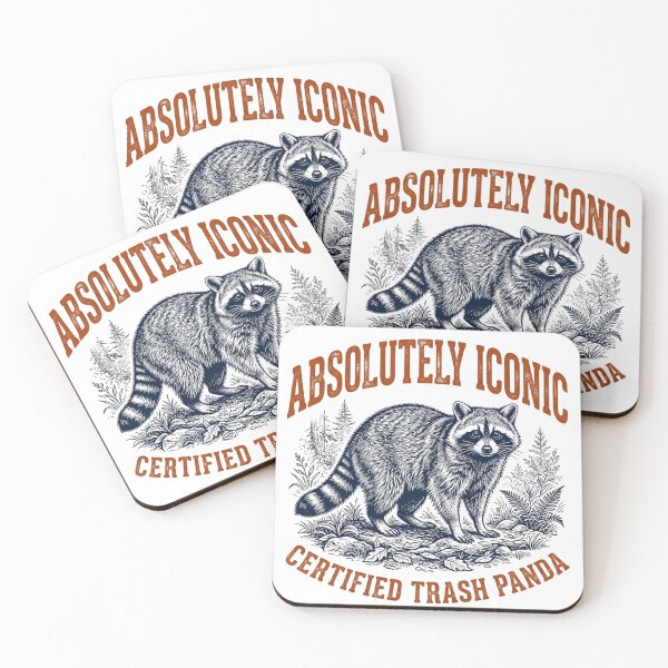 Item preview, Absolutely Iconic Certified Trash Panda Vintage Raccoon designed and sold by ArtistriWear.