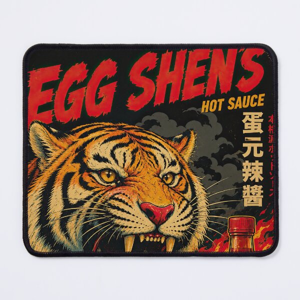 Item preview, Egg Shen Hot Sauce Vintage Japanese Ad Art designed and sold by obstinator.