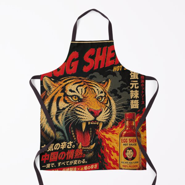 Item preview, Egg Shen Hot Sauce Vintage Japanese Ad Art designed and sold by obstinator.