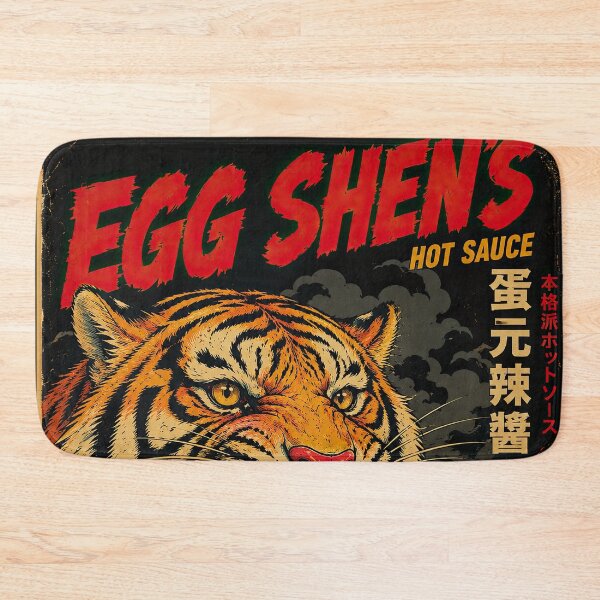 Item preview, Egg Shen Hot Sauce Vintage Japanese Ad Art designed and sold by obstinator.