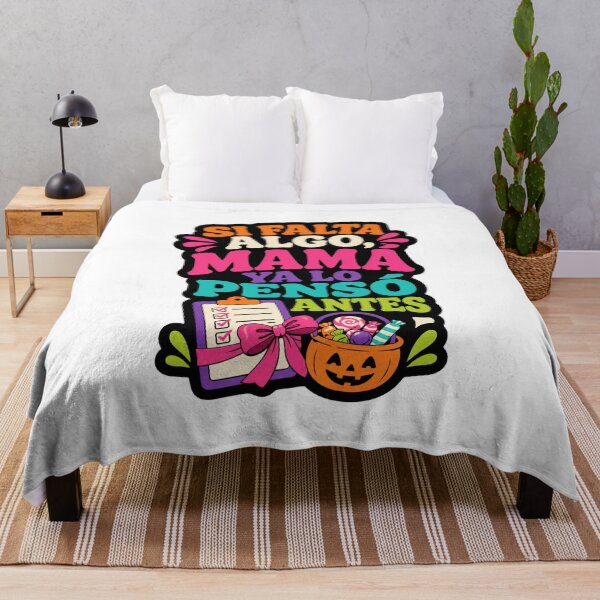 Item preview, Si Falta Algo Mamá Ya Lo Pensó Antes Funny Spanish Mom Halloween designed and sold by ColeLaniTrading.