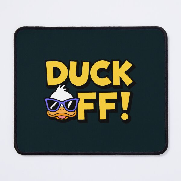 Item preview, Duck Off! Funny Duck Cartoon designed and sold by Niepek.