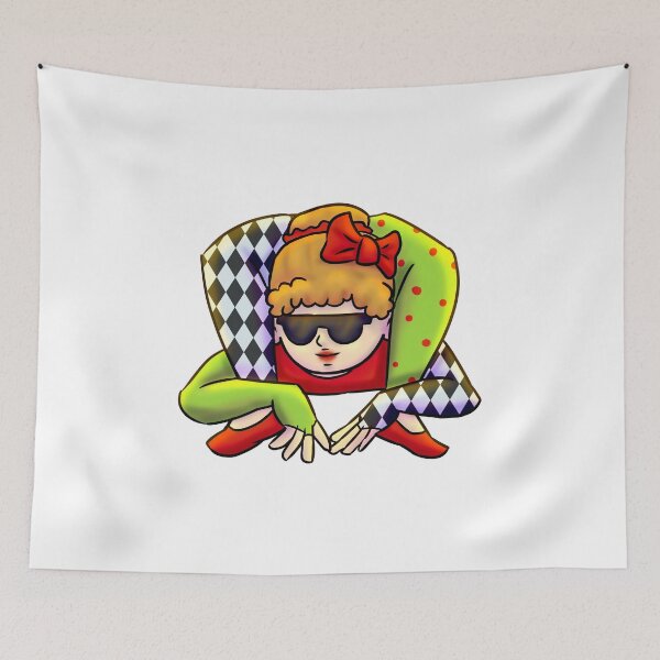Item preview, Cool Acrobat Circus Girl Doing Triple Fold designed and sold by JimboTurtle.