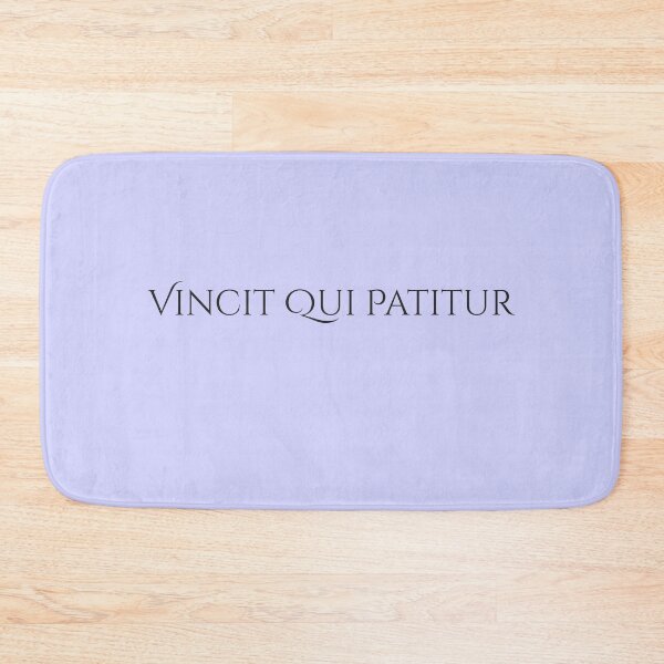 Aperçu de l'œuvre Vincit Qui Patitur | Il conquiert celui qui endure | Citation latine stoïcienne créée et vendue par semenol.