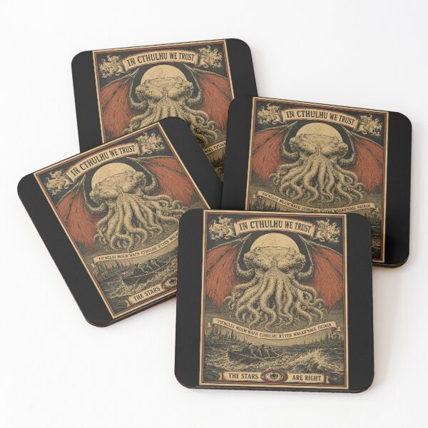 Item preview, In Cthulhu We Trust Vintage Cosmic Horror Art designed and sold by obstinator.