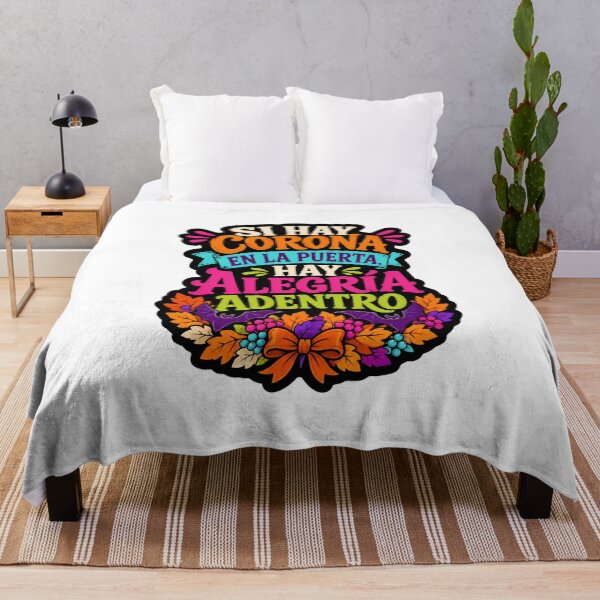 Item preview, Si Hay Corona En La Puerta Hay Alegria Adentro Halloween designed and sold by ColeLaniTrading.