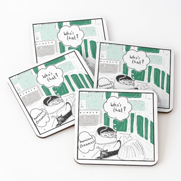 Item preview, Startled Cats when the doorbell rings designed and sold by KPlayerAdhder.