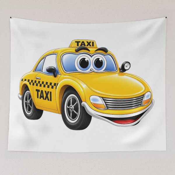Item preview, Taxi Cartoon designed and sold by Scott Hayes.