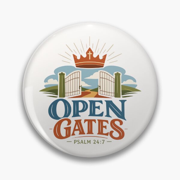 Item preview, Open Gates Christian Crown – Psalm 24:7 Bible Verse  designed and sold by stylishdzign.