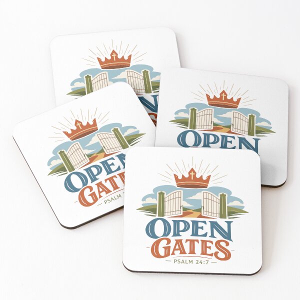 Item preview, Open Gates Christian Crown – Psalm 24:7 Bible Verse  designed and sold by stylishdzign.