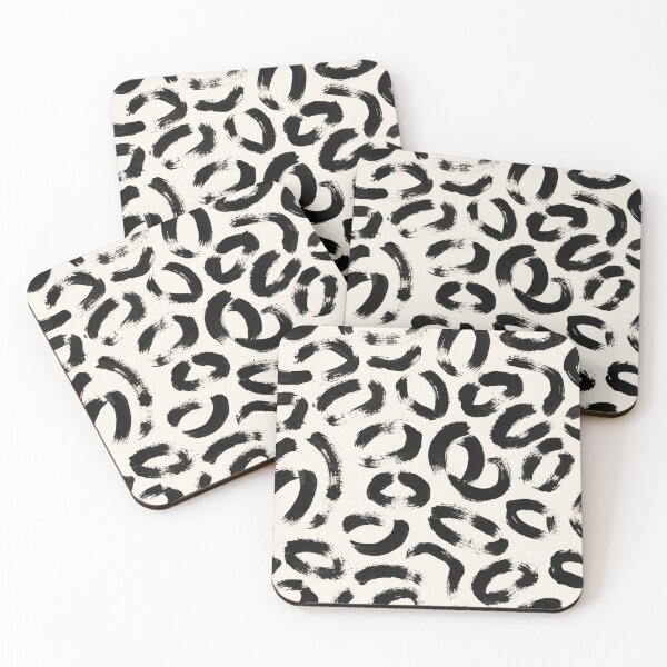 Item preview, Minimalist Artistic Brush Stroke Leopard Pattern designed and sold by Soul Path Studio.