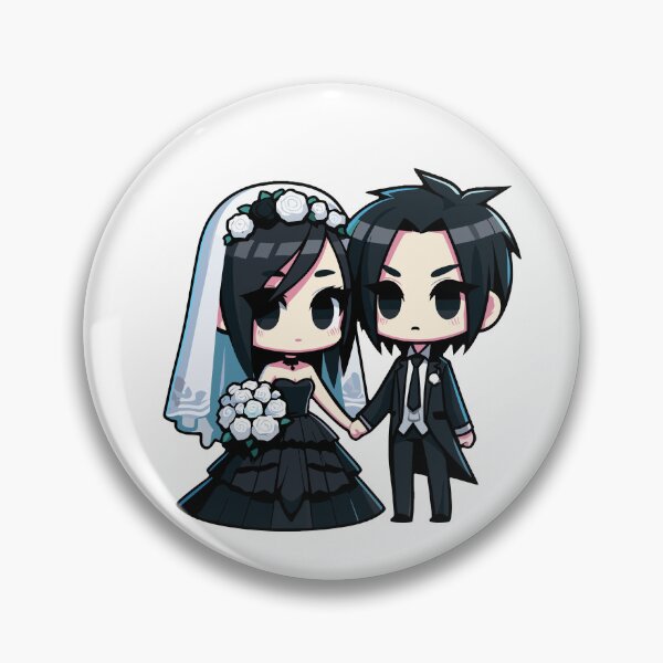 Item preview, Goth couple designed and sold by Monkey-Bar.