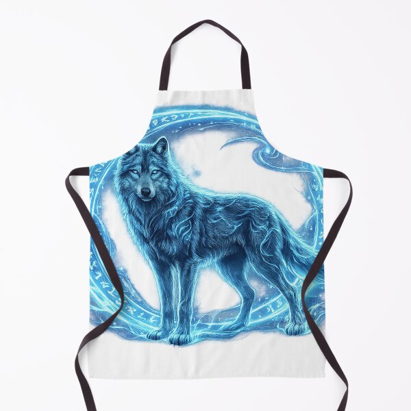 Item preview, Arcane Frost Wolf | Mystic Rune Spirit Fantasy Artwork designed and sold by cannsuh.