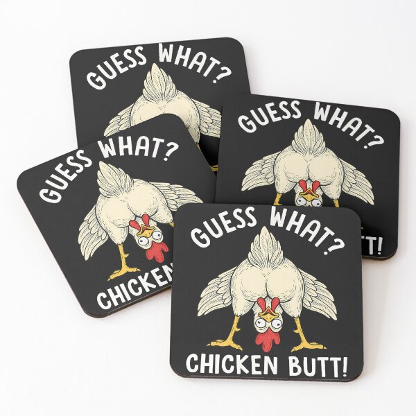 Item preview, Guess What Chicken Butt Chicken Lover Funny Chicken Meme designed and sold by BridgettGeor.