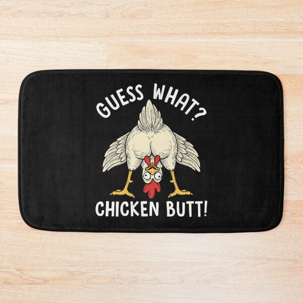 Item preview, Guess What Chicken Butt Chicken Lover Funny Chicken Meme designed and sold by BridgettGeor.