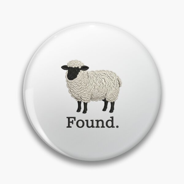 Item preview, Found Black Face Sheep Embroidered Style Farm Animal designed and sold by raedattia.