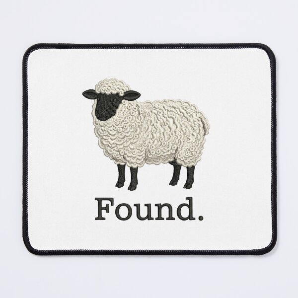 Item preview, Found Black Face Sheep Embroidered Style Farm Animal designed and sold by raedattia.