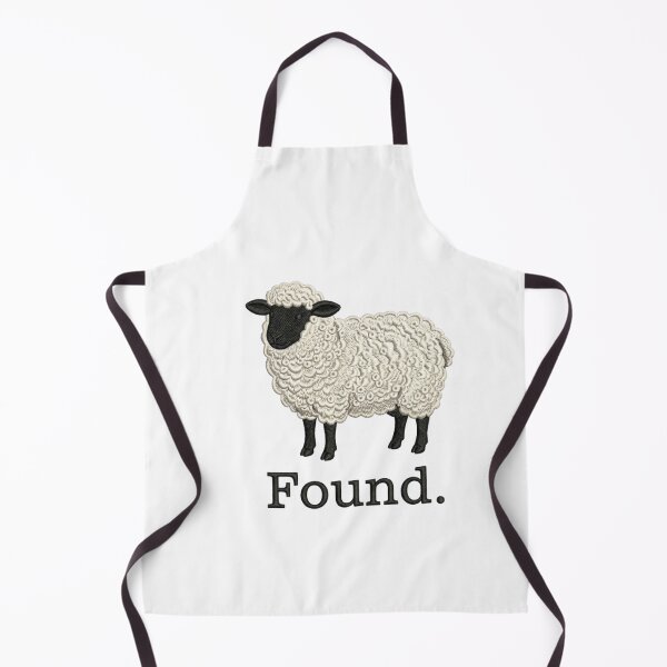Item preview, Found Black Face Sheep Embroidered Style Farm Animal designed and sold by raedattia.
