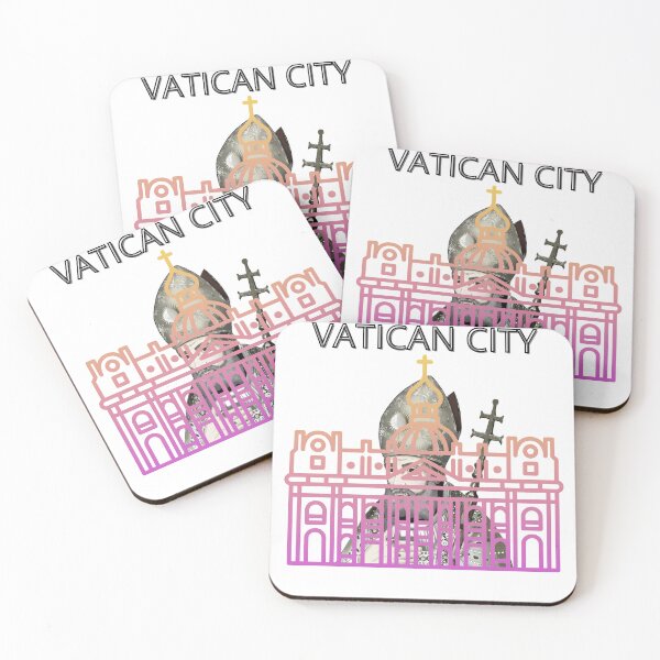 Item preview, Vatican City Travel Line Art | Catholic Landmark Illustration designed and sold by ElartedeNoel.