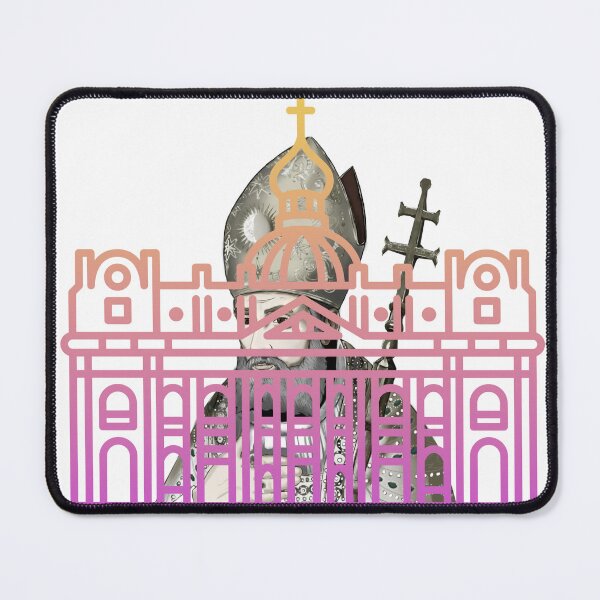 Item preview, Vatican City Travel Line Art | Catholic Landmark Illustration designed and sold by ElartedeNoel.