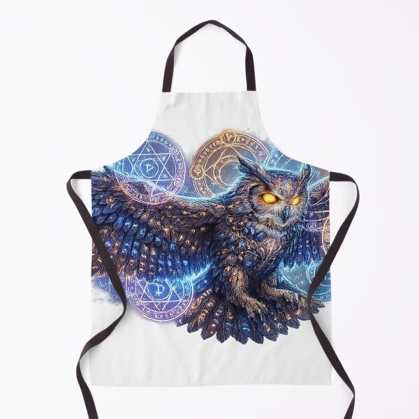 Item preview, Astral Rune Owl | Arcane Guardian Spirit Fantasy Artwork designed and sold by cannsuh.