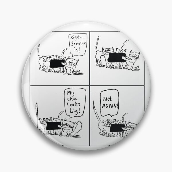 Item preview, Four panel comic of cats taking a selfie designed and sold by KPlayerAdhder.