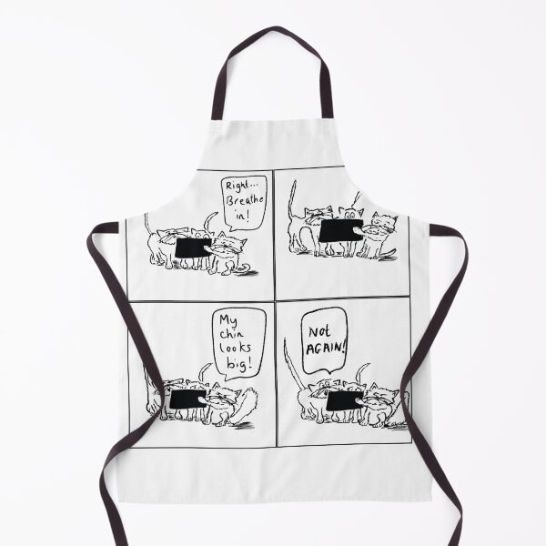 Item preview, Four panel comic of cats taking a selfie designed and sold by KPlayerAdhder.