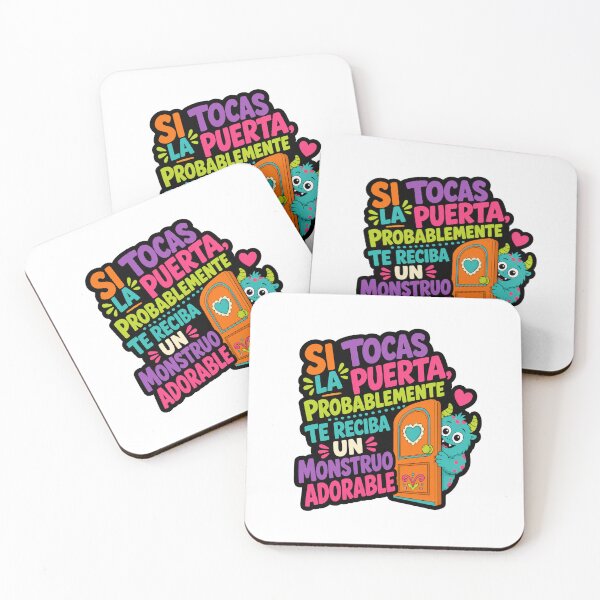 Item preview, Si Tocas La Puerta Probablemente Te Reciba Un Monstruo Adorable designed and sold by ColeLaniTrading.