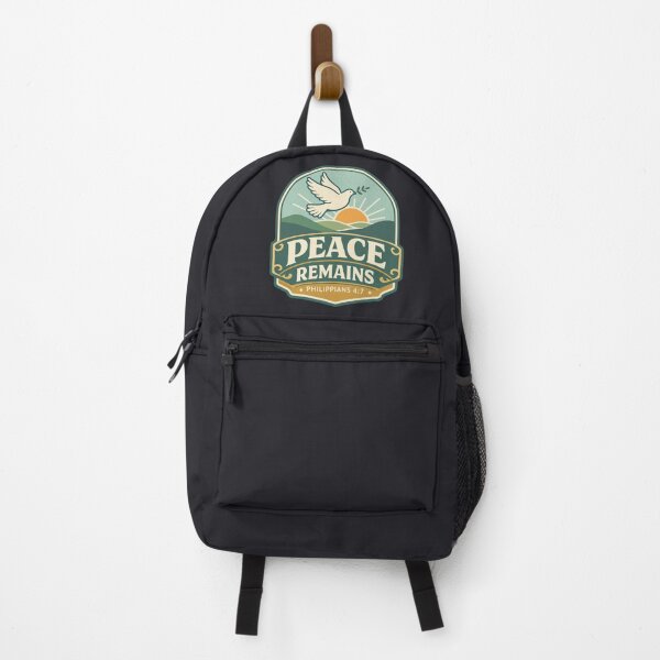 Item preview, Peace Remains Christian Dove – Philippians 4:7 Bible Verse designed and sold by stylishdzign.