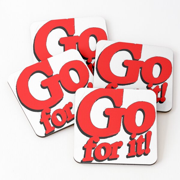 Item preview, Go For It – Retro Red Typography designed and sold by Spenceless Designz.