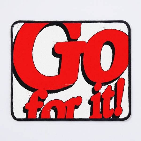 Item preview, Go For It – Retro Red Typography designed and sold by Spenceless Designz.