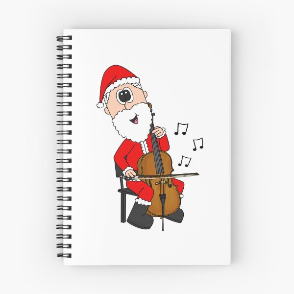 Item preview, Santa Playing Cello, Christmas Cellist Musician Music Teacher designed and sold by doodlerob.