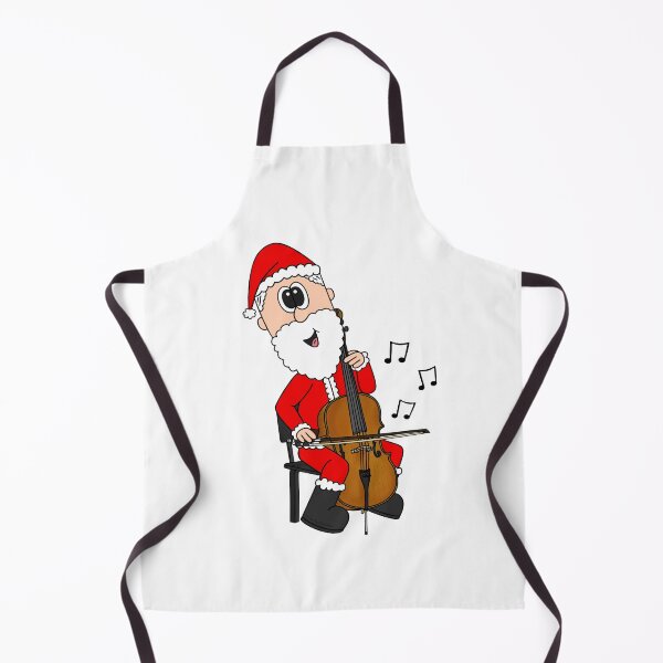 Item preview, Santa Playing Cello, Christmas Cellist Musician Music Teacher designed and sold by doodlerob.