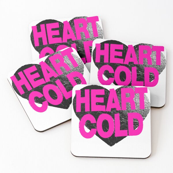 Item preview, Heart Cold – Pink Black Typography designed and sold by Spenceless Designz.