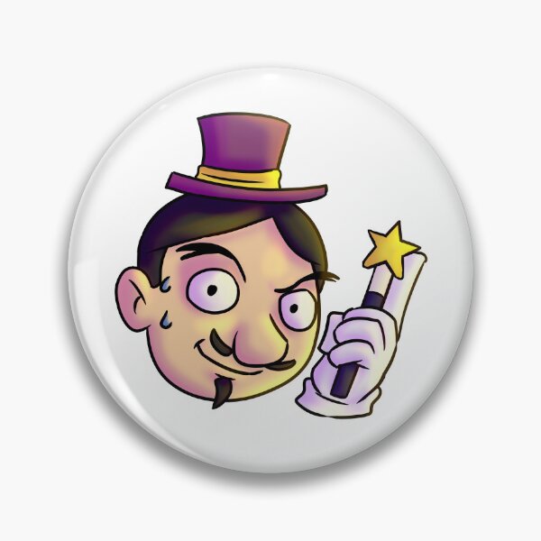 Item preview, Funny Nervous Magician with Magic Wand designed and sold by JimboTurtle.