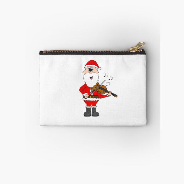 Item preview, Santa Playing Violin, Christmas Violinist Musician Music Teacher designed and sold by doodlerob.