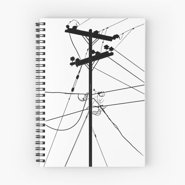 Item preview, Stay Grounded Minimalist Power Pole Aesthetic – Electric Utility Pole Vintage Urban T-Shirt Design designed and sold by Evv_u.